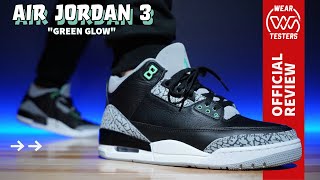 Air Jordan 3 Green Glow [upl. by Ruhtracm89]