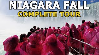 Niagara falls 2023  Complete Tour 4K [upl. by Enicar]