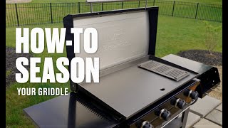 Howto Season Your Flat Top Griddle  Charbroil® [upl. by Flosi494]