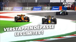 Verstappen dépasse les limites   RACING CAFÉ [upl. by Casmey]