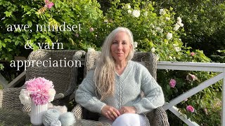 A knitting episode 17 Crystal Trellis new caston amp pale pink leanings [upl. by Carmon]