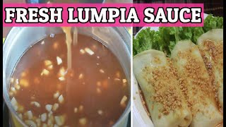 LUMPIANG SARIWA SAUCE  FRESH LUMPIA SAUCE  HUNGRY MOM COOKING [upl. by Rafaelita]