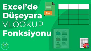 Excel Düşeyara Vlookup Fonksiyonu Pratik Örneklerle Kolay Anlatım [upl. by Etteinotna]