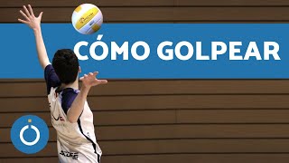 VOLEIBOL como PEGARLE AL BALON  Como ENTRENAR voleibol 🏐 [upl. by Nowyt]