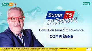 LE PRONO DU SUPER TOP 5 R1C6  02112024  A COMPIÈGNE [upl. by Olatha]