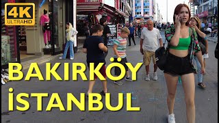 Istanbul Bakırköy Walking Tour 4K UHD 50fps [upl. by Ahab]