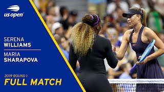 Serena Wlliams vs Maria Sharapova Full Match  2019 US Open Round 1 [upl. by Sucramraj]