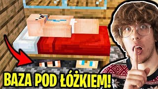 Jak Długo Mogę Żyć POD ŁÓŻKIEM Widza Zanim Zauważy  Minecraft Extreme [upl. by Hazeghi]