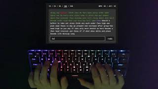 Gateron Optical Red Switches Sound Test  GK61 BEST BUDGET KEYBOARD [upl. by Adnilemreh343]