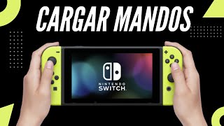 Como se cargan los controles de la Nintendo Switch cargar los joycon [upl. by Nmutua]