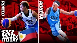 Who is the Top Filipino in 3x3  Terrence Romeo vs Calvin Abueva  FIBA 3x3 Rivalry Friday [upl. by Shere]