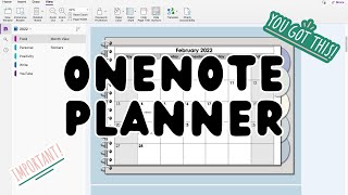 How To Use OneNote As A Digital Planner  FREE 2024 Planner Template  Digital Planner [upl. by Theodor246]