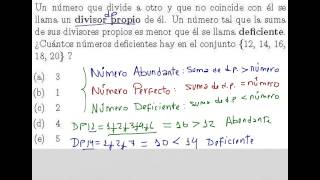 Divisores propios números deficientes abundantes y perfectos [upl. by Uzia]