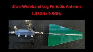 UltraWideband Log Periodic Antenna 135GHz95GHz [upl. by Savinirs702]