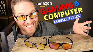 Best Gaming And Computer Glasses On Amazon  Top 3 Blue Light Gamer Glasses Review [upl. by Gertie]