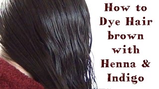 How To Dye Hair with Henna And Indigo ♥ My Henna Hair [upl. by Enehpets]