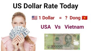 Vietnam Dong to United States Dollar  Vietnam Currency to us Dollar  US Dollar Rate in Vietnam [upl. by Callan759]