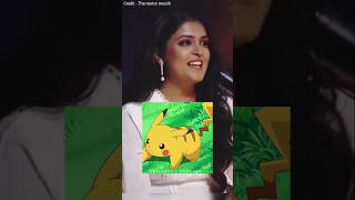 Pokemon Pikachu cute voice😍 The motor mouth podcast shortvideo viralvideo trending Pikachu [upl. by Odlabso]