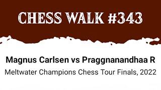 Magnus Carlsen vs Rameshbabu Praggnanandhaa • Meltwater Champions Chess Tour Finals 2022 [upl. by Lyckman]