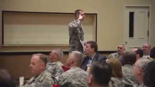 MSgt Gareth Davis OCS Speech [upl. by Natsrik]