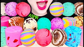 ASMR LOLLIES ICE CREAM BASKIN ROBBINS 31 롤리스 아이스크림 베라 아이스크림 먹방 EATING SOUNDS [upl. by Esenej]