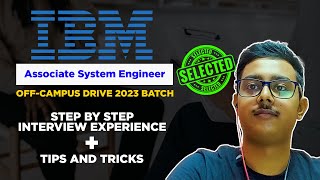 IBM Interview Experience 2023  IBM Selection Process  Tips to Crack IBM ibm placement hiring [upl. by Lindblad14]