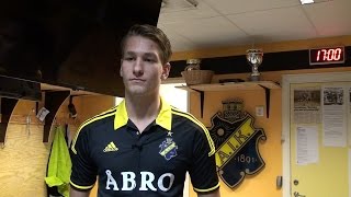 AIK värvar quotMålmaskinenquot Andreas Stefansson [upl. by Eniarral]