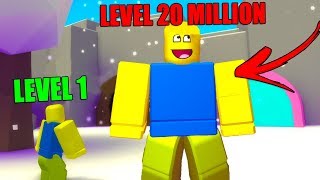 I am literally the biggest NOOB eVER Roblox Noob Simulator [upl. by Seaton]