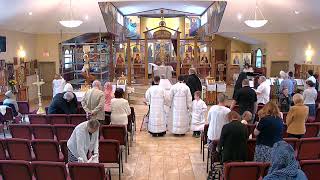 Holy Transfiguration Divine Liturgy Tuesday August 6 2024 at St Hermans Orthodox Church in Edmon [upl. by Wheelwright]