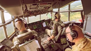 COCKPIT VIEW Kentucky C130J Super Hercules LOW LEVEL over Germany [upl. by Yrnehnhoj]