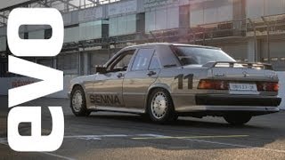 Sennas Mercedes 190E race car  INSIDE evo [upl. by Adigirb]