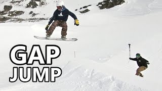 How To Land A Gap Jump Snowboarding [upl. by Egrog675]