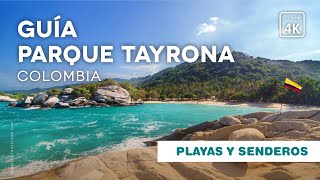 11 MEJORES PLAYAS DEL TAYRONA 4K Guía Completa Parque Tayrona [upl. by Yarased]