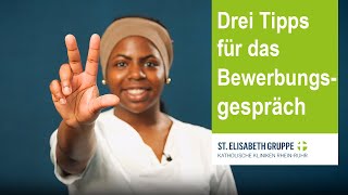 Ausbildung in der Pflege  Tipps für das Bewerbungsgespräch [upl. by Arvonio]