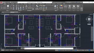 Projet 11  Comment Dessiner une Implantation de Prises Électriques sur AutoCAD [upl. by Siroled]