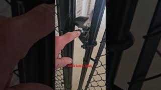 Gate latch hack [upl. by Retloc]