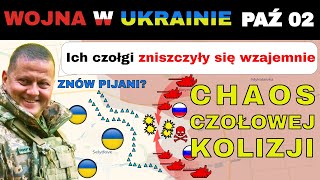 02 PAŹ NIESAMOWITE Rosyjski Czołgista ZDERZYŁ SIĘ Z INNYM POJAZDEM PODCZAS BITWY [upl. by Ayotnahs205]