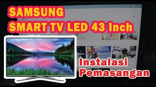 Samsung Smart TV Led 43 inch  Instalasi Dudukan kaki TV [upl. by Chaunce251]