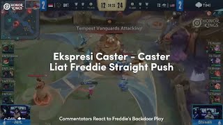 🎙️ Commentators React to Freddies Backdoor Play 🎙️ [upl. by Aprile732]