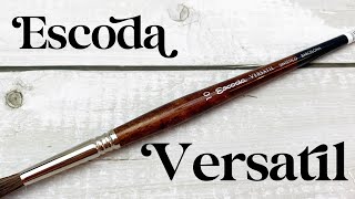 Escoda Versàtil  Brush Review Ep 4 [upl. by Sillyhp]