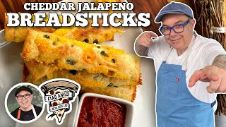 Cheddar Jalapeño Breadsticks  Blackstone Griddles [upl. by Pirzada]