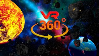 Roller Coasters in Space VR 360° [upl. by Koffler]