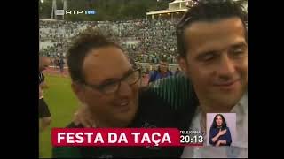 Pós  Jogo  Entrevistas  Sporting CP 22 SC Braga 31 gp  Taça de Portugal 20142015  Final [upl. by Nagyam]