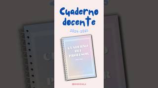 Nuevo CUADERNO profesor 2024 planifica tu año escolar materialescolar maestraprimaria shorts [upl. by Alegna]