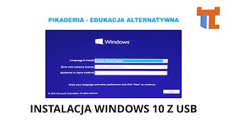 Instalacja windows 10 z usb [upl. by Epoh]