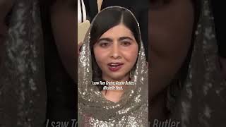 Oscars 2023 Malala Yousafzai dazzles in silver sequins [upl. by Neely460]