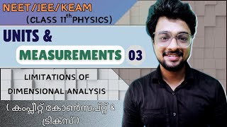 UNITS amp MEASUREMENTS  03 NEETIITJEE  Class 11  PHYSICS  MALAYALAM  neet jeemains [upl. by Rimisac]