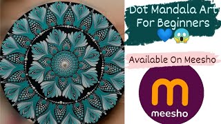 Dot Mandala Art For Beginners 😱  Dot Mandala Art Meesho पर Available 😱 dotmandalaart viralart [upl. by Lesirg]