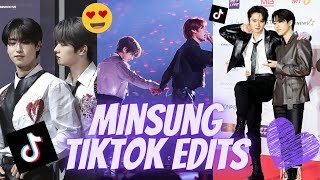 SKZ MINSUNG TIKTOK EDITS 💜 2 [upl. by Assirrac]