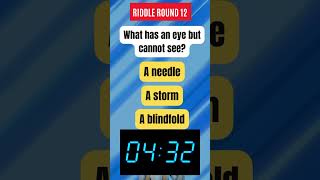 Riddle Round 12 Can You Solve This MindBending Riddle in 30 Seconds 🧠💡 [upl. by Kellby]